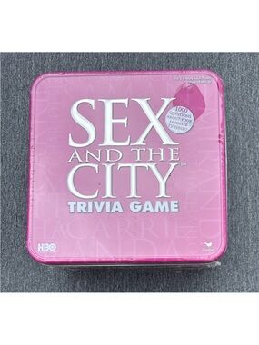 Sex and the City Trivia Game Tin Edition NEW Sealed 2004 HBO Adult Party Game